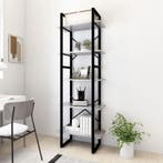 vidaXL Boekenkast met 5 schappen 60x30x175 cm bewerkt hout, Verzenden, Nieuw