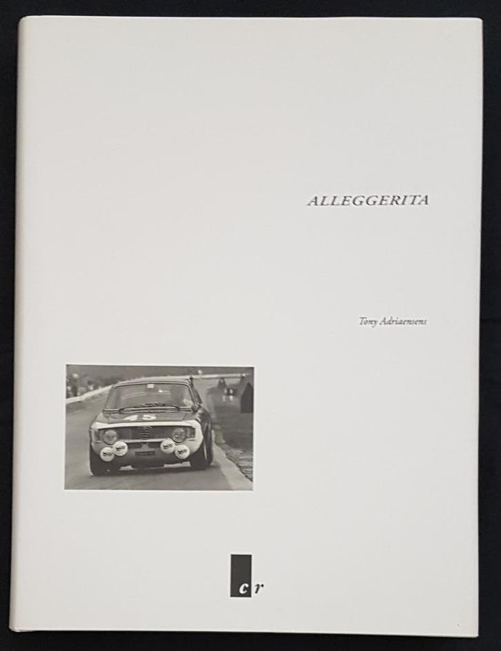 Alleggerita GTA / GTAJ / GTAm, Tony Adriaensens, Boeken, Auto's | Boeken, Algemeen, Zo goed als nieuw, Verzenden