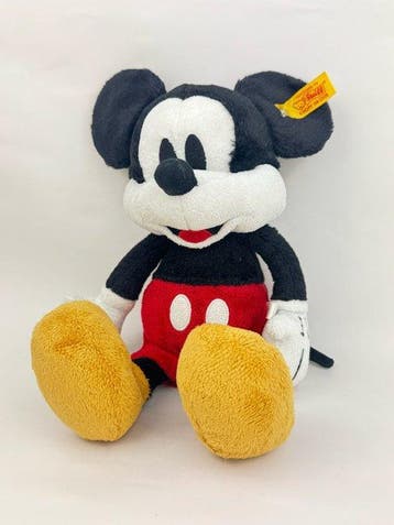 Steiff - Jouet Rare Steiff x Disney Mickey Mouse Plush Toy