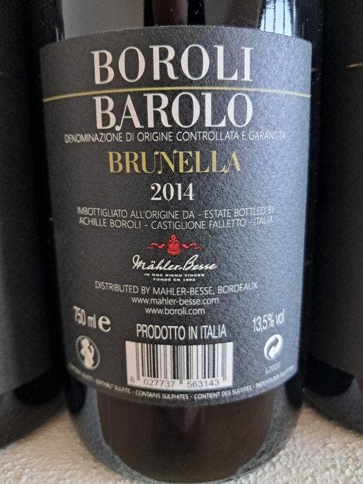 2014 Boroli, Brunella - Barolo DOCG - 6 Flessen (0.75 liter), Collections, Vins