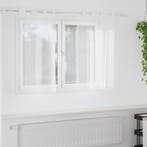 vidaXL Voile Gordijn met gordijnen 2 pcs Wit 140 x 140 cm, Huis en Inrichting, Stoffering | Gordijnen en Lamellen, Verzenden, Nieuw