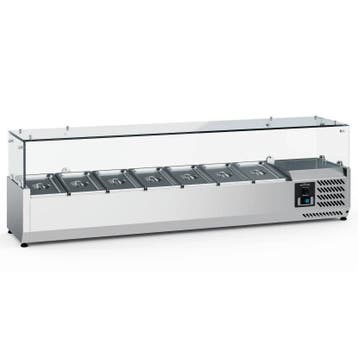 Opzetkoelvitrine | 7x 1/4 GN | +2°C/+8°C |, Verzenden, Nieuw in verpakking