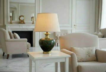 Le Dauphin - Lamp - Model Ecchica - Keramiek, Messing