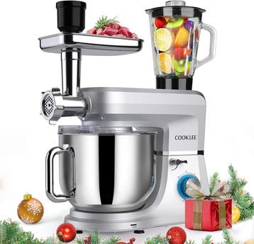 COOKLEE 6-in-1 staande mixer, 7 liter, Multifunctionele elek, Verzenden, Nieuw