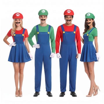 Mario en Luigi kostuum, Verzenden, Nieuw