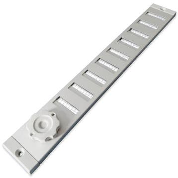 Aluminium afsluitbaar schuifrooster opbouw 300 x 30mm, Verzenden