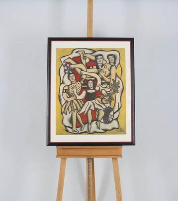 Fernand Léger (1881-1955) - Les Danseuses aux oiseaux, Antiek en Kunst