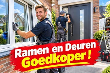 RAMEN/DEUREN PRIJZEN: DEZE MAAND VEEL (max 49%) GOEDKOPER !, Doe-het-zelf en Bouw, Nieuw