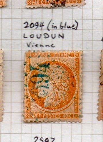 Frankrijk 1870 - Siège de Paris 40c oranje - cataloguswaarde