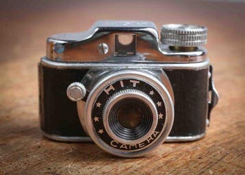 Appareil miniature Hit avec un étui Appareil photo, Nieuw
