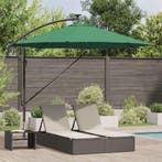 vidaXL Parasol Groen 294 x 294 x 248 cm Polyester en, Verzenden