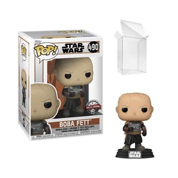 Funko Pop! Star Wars - Boba Fett (without Helmet) #490, Verzenden, Nieuw