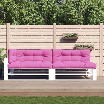 vidaXL Palletkussens 5 st stof  roze, Verzenden, Nieuw