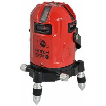 Futech MultiCross 8 HPSD | 1mm @ 10m | Servomotoren! | ROOD, Doe-het-zelf en Bouw, Ophalen of Verzenden, Nieuw