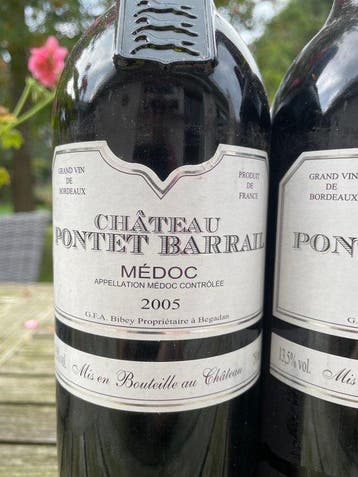 2005 x 3 Château Pontet Barrail, 2006 Château LEscadre,, Verzamelen, Nieuw