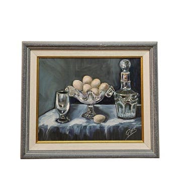 Salvador Grifol (1940) - NO RESERVE - Still Life With Eggs