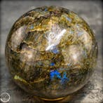 Natuurlijke labradorietbol met intensieve Labrador-energie-