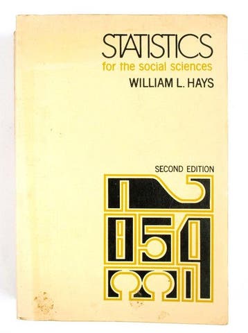 Statistics for the social sciences - Hays, Verzenden, Nieuw