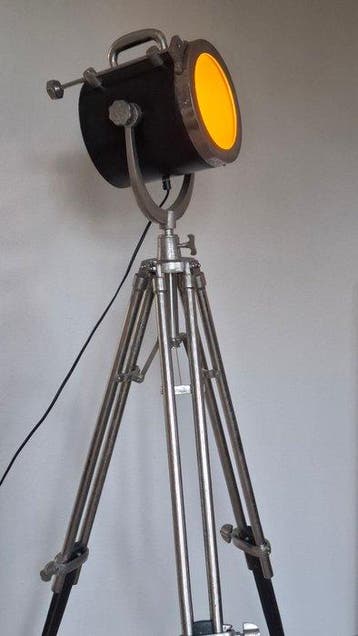 Statief vloerlamp - Metaal - zware driepoot (Reproduction)