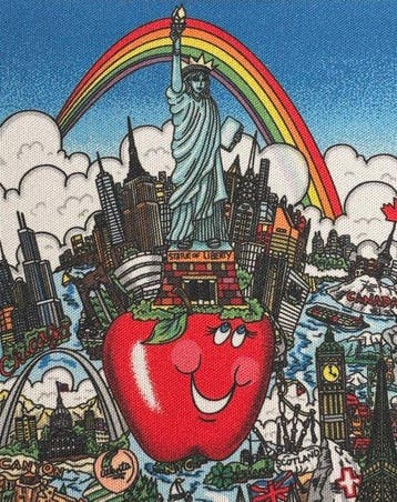 Charles Fazzino (1955) - NYC Is the Apple of the World, Antiquités & Art