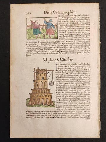 Sebastian Münster (1489–1552) - Cosmographie Universelle -