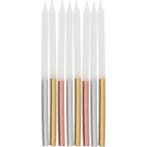 Kaarsen Glamour Metallic 10cm, Verzenden