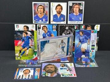 Panini - Andrea Pirlo - 15x Stickers & Cards - Juventus /