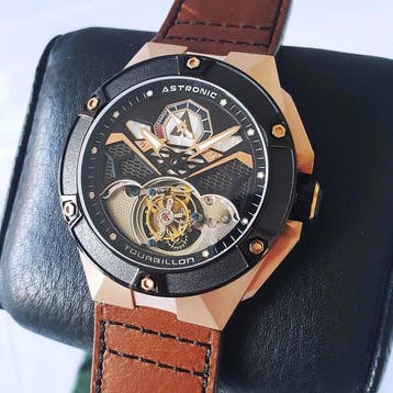 Astronic - Flying TOURBILLON - Co-axial - Gold - Power