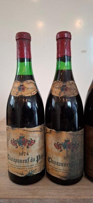 1974 Jean Passot & Raymond Usseglio, Chateauneuf du Pape -, Collections, Vins