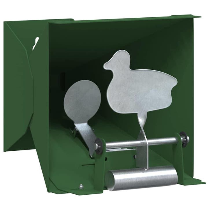 vidaXL Kogelvanger Groen 14 x 14 x 19 cm Staal, Sport en Fitness, Schietsport-accessoires, Nieuw, Verzenden