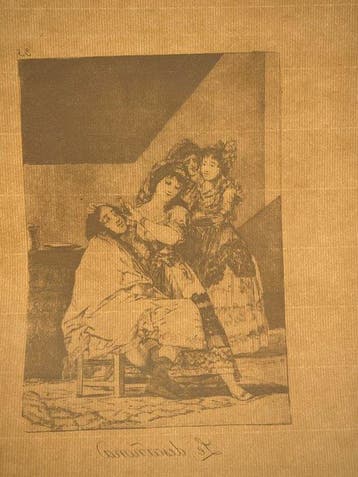 Francisco De Goya (1746-1828) - Los Caprichos - Le descañona