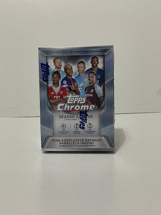 2025/26 Topps Chrome UCL Parallel card, Sealed box - 1 Box -, Verzamelen, Stickers
