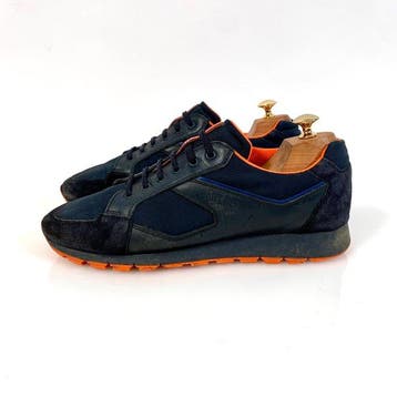 Prada Sneaker Runner Black Orange 4E 2932 UK 6.5 - Sneakers, Nieuw