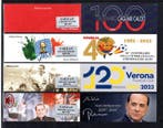 République italienne - Libretti calcio 4 différents,, Gestempeld
