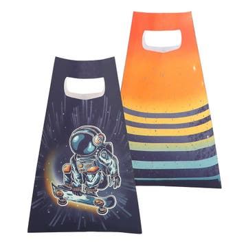 Space Party Uitdeelzakjes Papier 23cm 10st, Verzenden