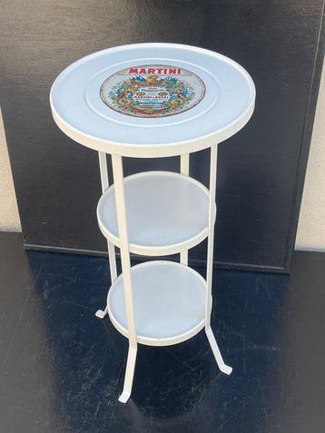 Martini - Tafel - Metaal - Guéridon-tafel