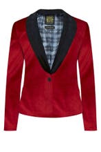 Bordeaux Rode Velvet Blazer Dames OppoSuits, Verzenden, Nieuw
