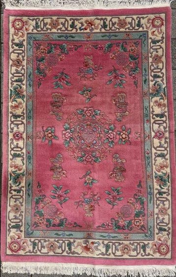 China Aubusson - Gereinigd - handgeknoopt - wol - Tapijt -