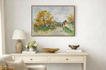 Gérard Desgranges (1919-2006) - Lentrée de ferme