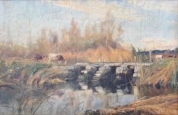 Frederick William Whitehead (1853-1938) - The Stone Bridge