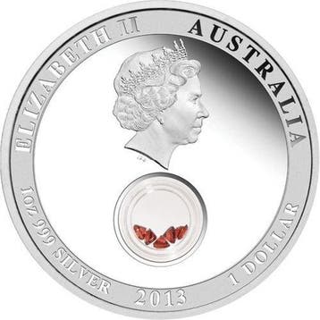 Australië. 1 Dollar 2013 Treasures of the World - Europe /