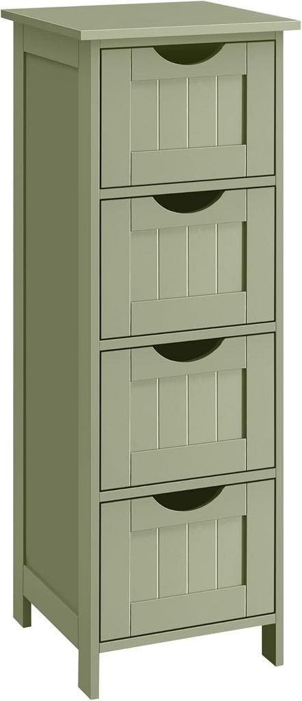 Badkamerkast - hoogte 82 cm - 4 lades - 30 cm breed -, Huis en Inrichting, Badkamer | Badkamermeubels, Verzenden