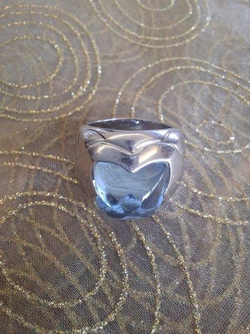 Bvlgari - Ring - Collezione Piramide - 18 karaat Witgoud, Nieuw