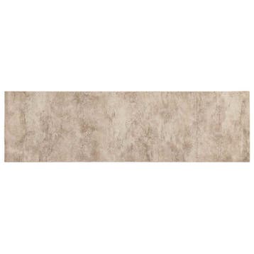 vidaXL Keuken Tapijt Beige beton 300 x 60 cm 100% Polyamide, Tuin en Terras, Verzenden, Nieuw
