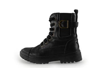 Shoesme Veterboots Meisjes in maat 28 Zwart, Kinderen en Baby's, Verzenden, Jongen of Meisje, Schoenen, Zo goed als nieuw