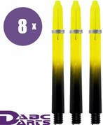 ABC Darts – Black Vision Geel - 8 sets (Dart Shafts), Sport en Fitness, Ophalen of Verzenden, Nieuw, Shafts