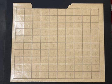 Italie 1944 - RSI segnatasse fascetto environ 20 feuilles de, Gestempeld