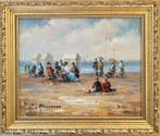 Camille Rousseau (1949) - Normandie ~ Sur la plage un