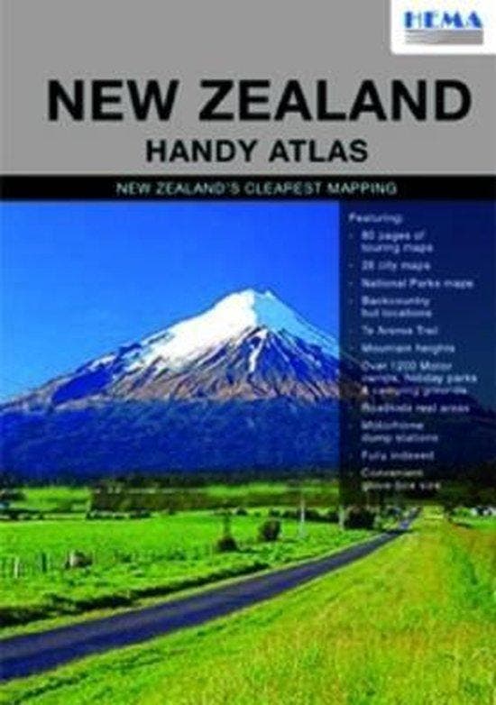 New Zealand Handy Atlas 9781877302817 Hema Maps, Boeken, Taal | Engels, Gelezen, Verzenden
