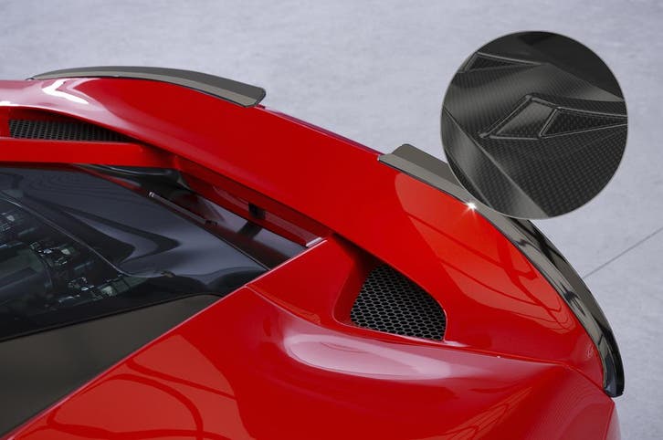 Achtervleugel met ABE voor Ferrari F8 Tributo / Spider HF908, Auto-onderdelen, Carrosserie, Nieuw, Verzenden